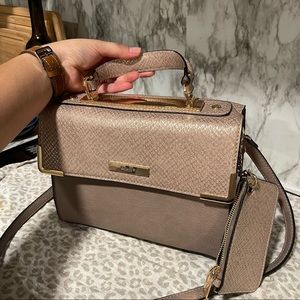 Metallic Print Crossbody